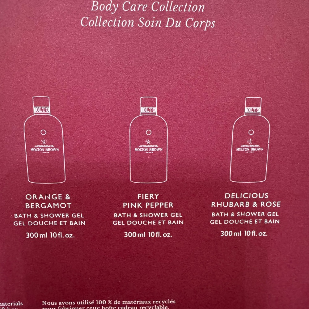 Molton Brown Body Wash Trio - Green, Purple, Pink - Picture 4 of 9
